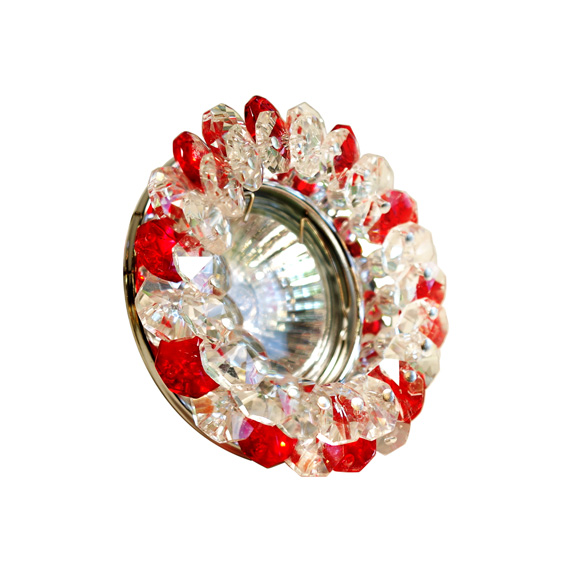 Вбудований світильник ARTTOK 6050B CH WT+RED MR-16 **fo