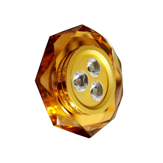 Вбудований світильник ARTTOK Q 07 TEA/GD LED 3*1W (MR-16) **fo