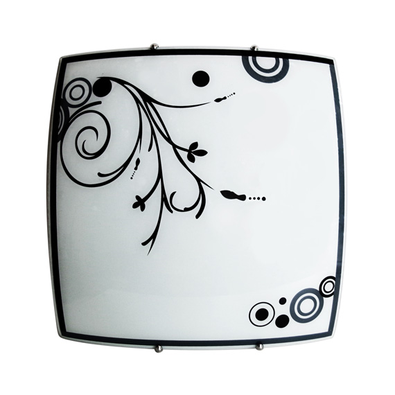 Світильник настінний - стельовий ARTTOK P 1051 BK+GN+(GREY) **fo **Y