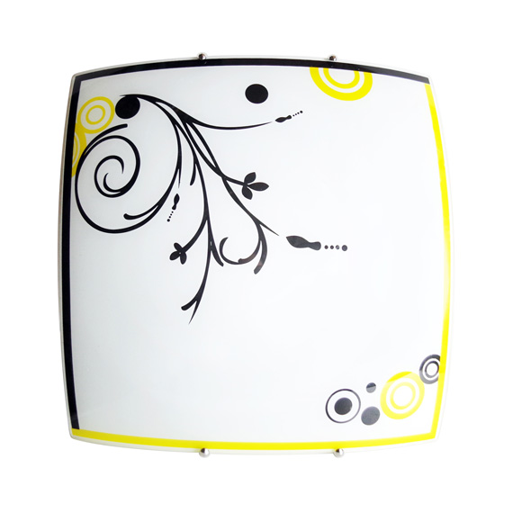 Світильник настінний - стельовий ARTTOK P 1051 BK+GR+(YL) **fo **Y
