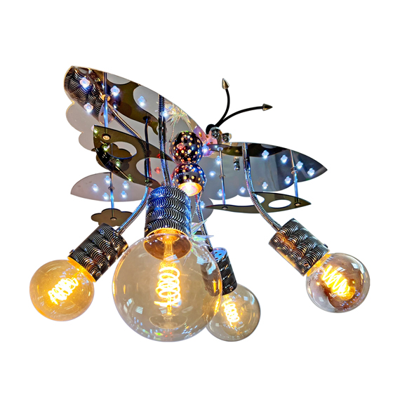Люстра стельова ARTTOK 200131/480/4+1+LED BK **fo **Y