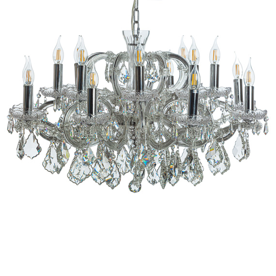 Люстра підвісна ARTTOK JC-L 1216/16P CH+CL E14 W850/H520 **fo