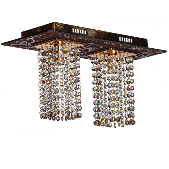 Люстра стельова ARTTOK 3458/2H FGD+GC+CL **fo