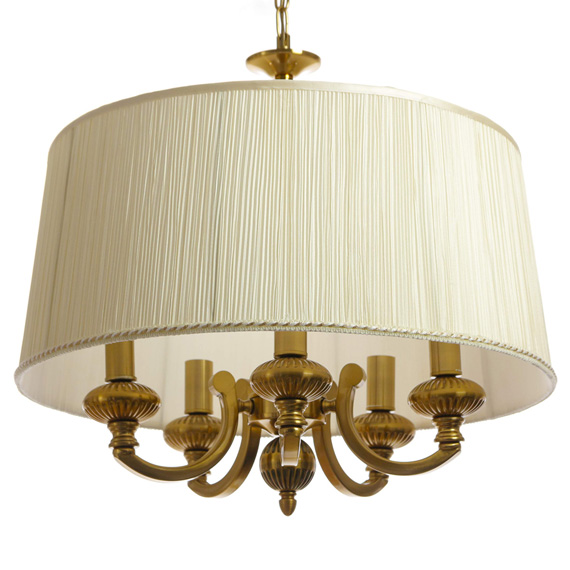 Люстра підвісна ARTTOK 4013/5P AC+CL+WT shade **fo