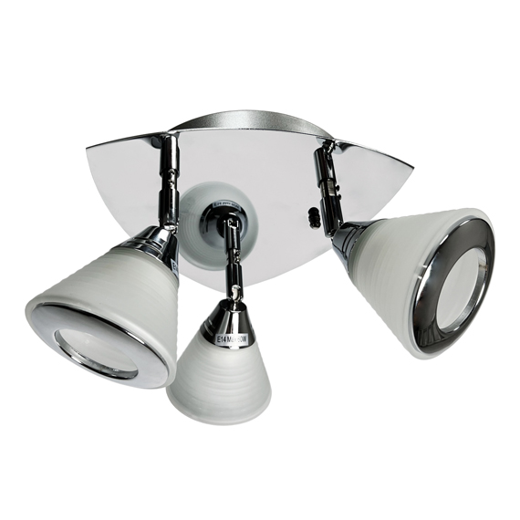 Люстра стельова ARTTOK MD 1160 B/3C CR/WT **fo **Y