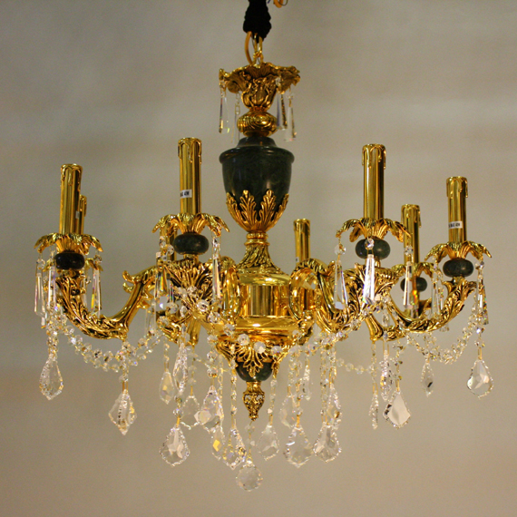 Люстра підвісна ARTTOK MD 1894/8P gold