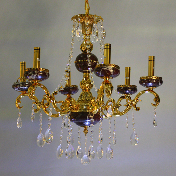 Люстра підвісна ARTTOK MD 55110/6P gold black