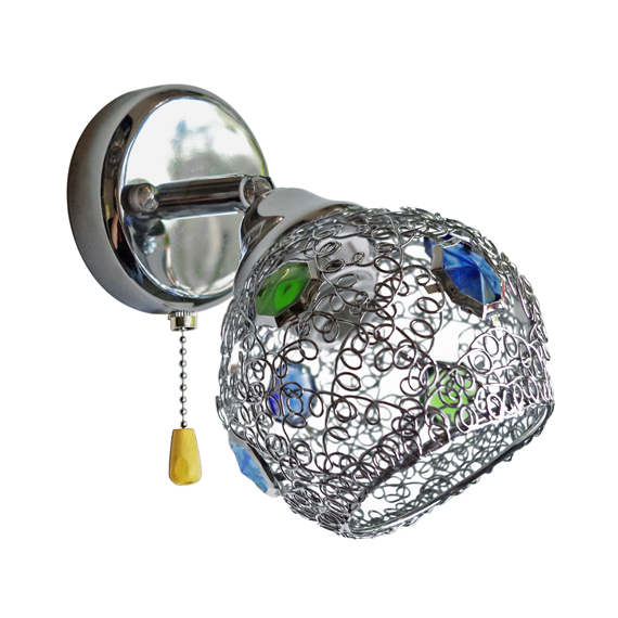 Бра ARTTOK MB 11611/1W CR+GN+BL **fo **Y