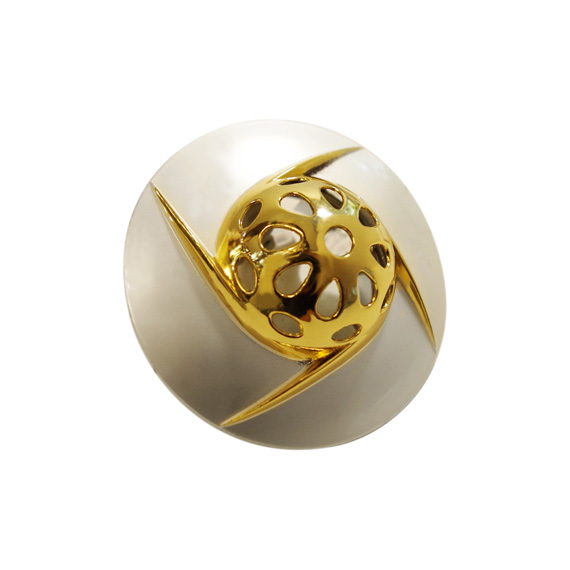 Вбудований світильник ARTTOK CF 015 MR-16 PS/G pearl silver - gold **fo