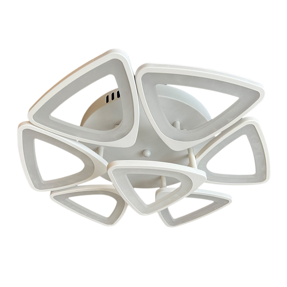 Люстра стельова ARTTOK 8099/6+1H WH 600*600 LED **fo