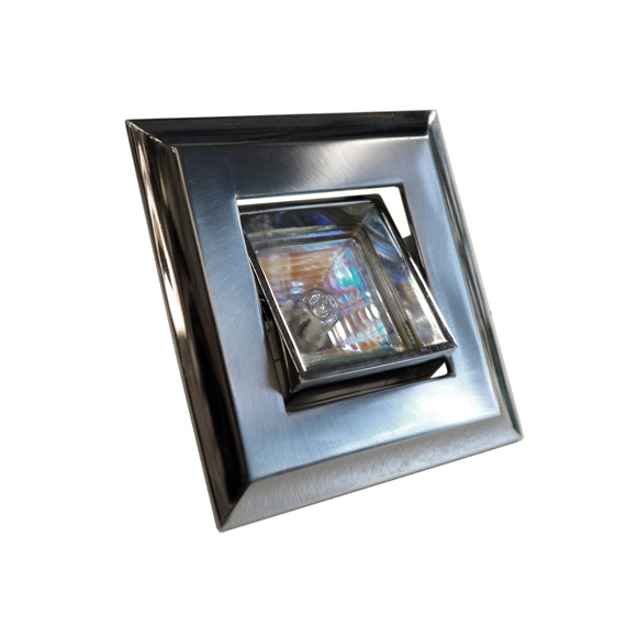 Вбудований світильник ARTTOK MQ 844 LR-22 SQ MR-11 QUDRO chrome - sand titan dark **fo
