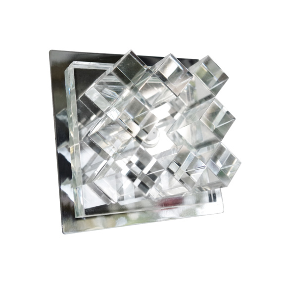 Вбудований світильник ARTTOK O 815 A WHITE CH/CLEAR G-4 **fo
