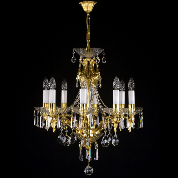 Люстра підвісна ARTGLASS LILIE FG 8P