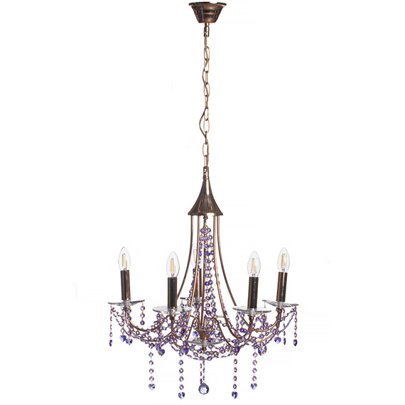 Люстра підвісна ARTTOK 9656/600/5p strass-swarovski **fo
