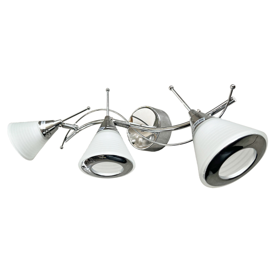 Люстра стельова ARTTOK MDV 0165/3C CR+WT **fo **Y