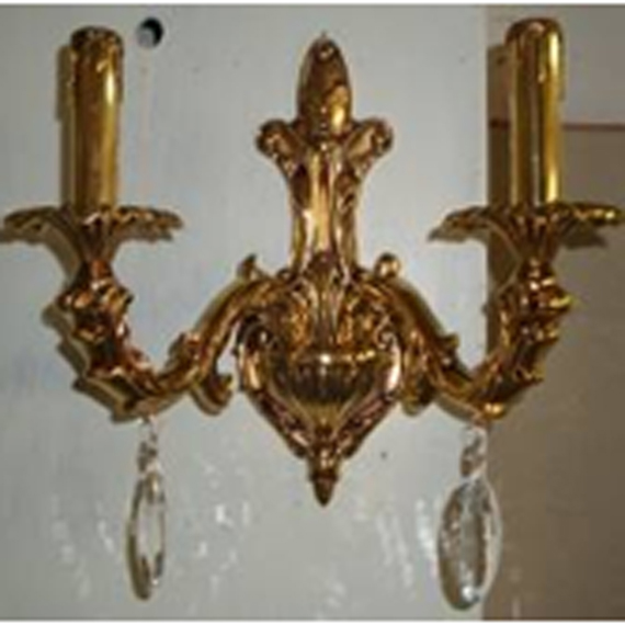 Бра ARTTOK MD 4898/2W coffee gold +K9 