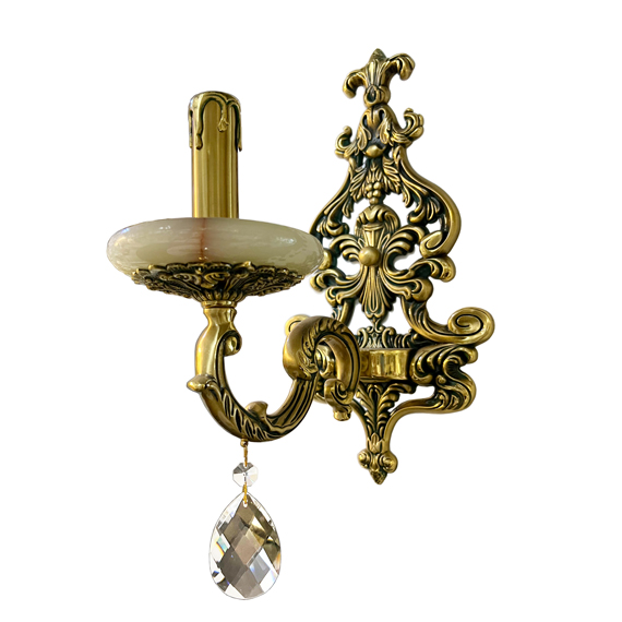 Бра ARTTOK MD 15204/1W bronze+marble+K9 **fo