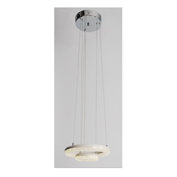 Люстра підвісна ARTTOK 6080/300*160 CH LED 16W+9W