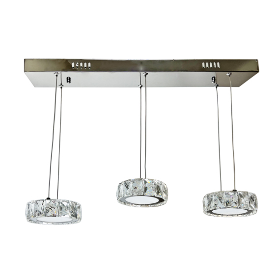 Люстра підвісна ARTTOK 4229/600*150/3P CH LED 3*4W 2 LIGHT COLOR, WITH REMOTE CONTROL **fo