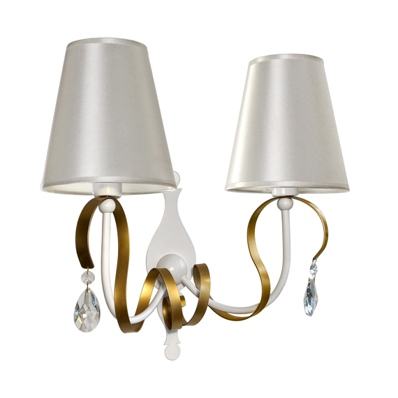 Бра ARTTOK AMB 1655/2W WH+GD **fo