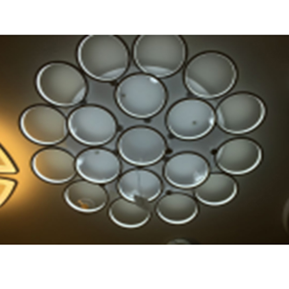 Люстра стельова ARTTOK GD B 061/12+6+1H WT 228W 6000K LED 20520Lm LED D:980mm*H:135mm **S
