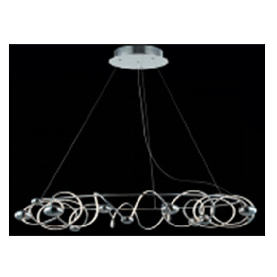 Люстра підвісна ARTTOK MP 57028 C B 90W LED 3000K D-80,H-120