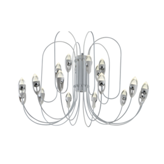 Люстра підвісна ARTTOK AX 14013/24P WT 5*15.12W LED