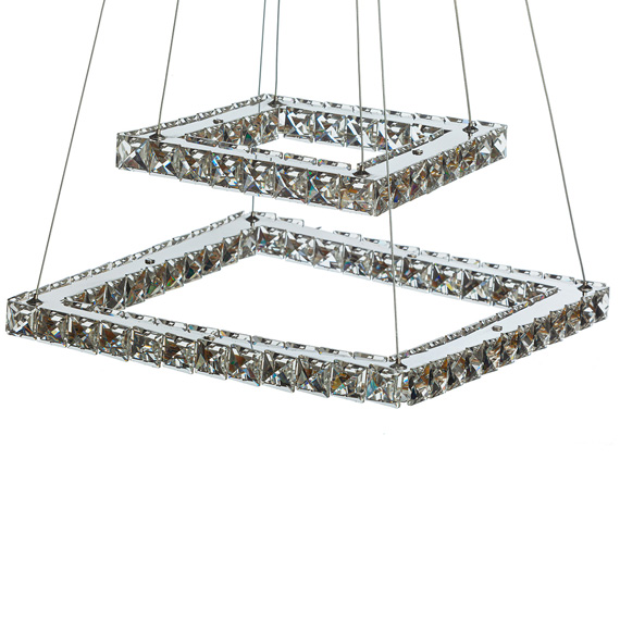 Люстра підвісна ARTTOK 1952/420 CR 60W LED 4500K/3000K 4130Lm D-420*H-1000 **fo **S