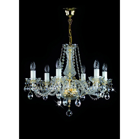 Люстра підвісна ARTGLASS Radka VI./6P zelena