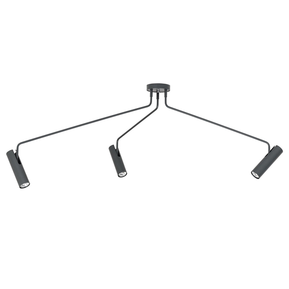 Люстра стельова Nowodvorski 6497 EYE SUPER GRAPHITE