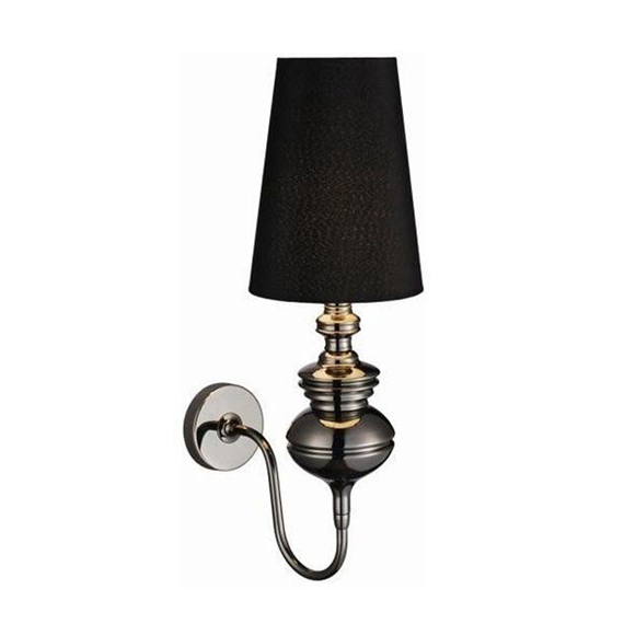 Бра Azzardo AZ 0062 AB 7121-1S BK BAROCO WALL 