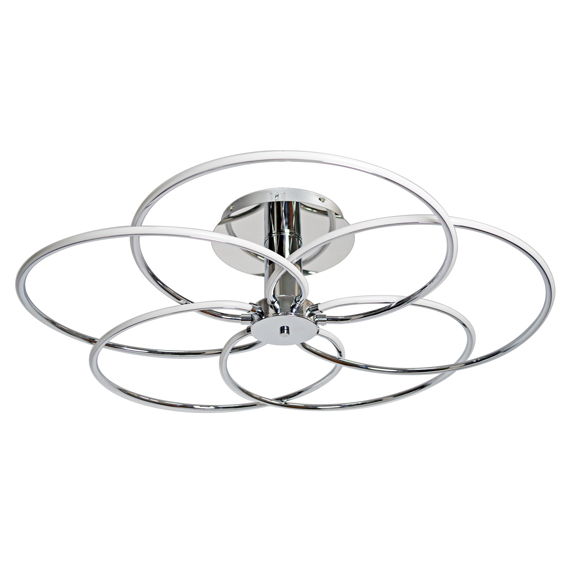 Люстра стельова ARTTOK 5141/5 CH 57.5W LED 4100K 800*220 **fo