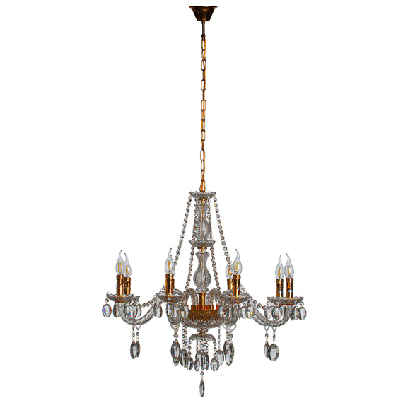 Люстра підвісна ARTTOK RM 5170/8P FGD+CL **fo