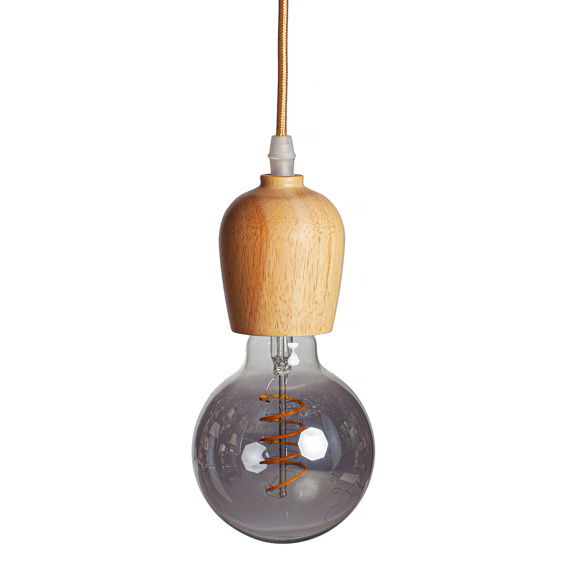 Підвісний світильник ARTTOK LDT 620 WOOD шнур+патрон Е27 **fo