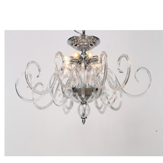 Люстра стельова ARTTOK BL 554/8C CH+CL