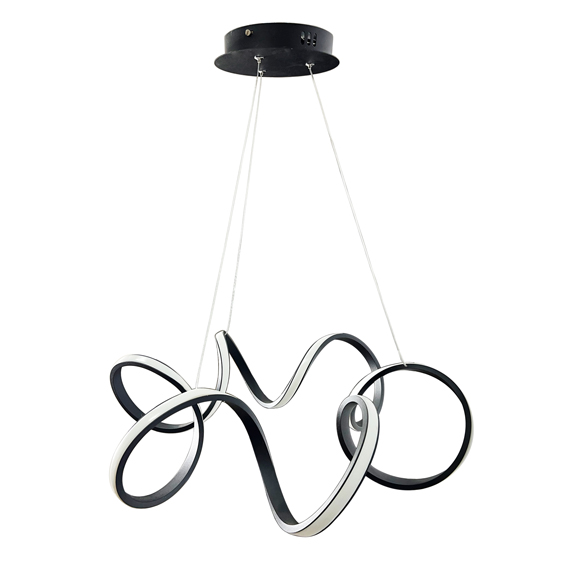Люстра підвісна ARTTOK 4323/600 BK 25W LED **fo