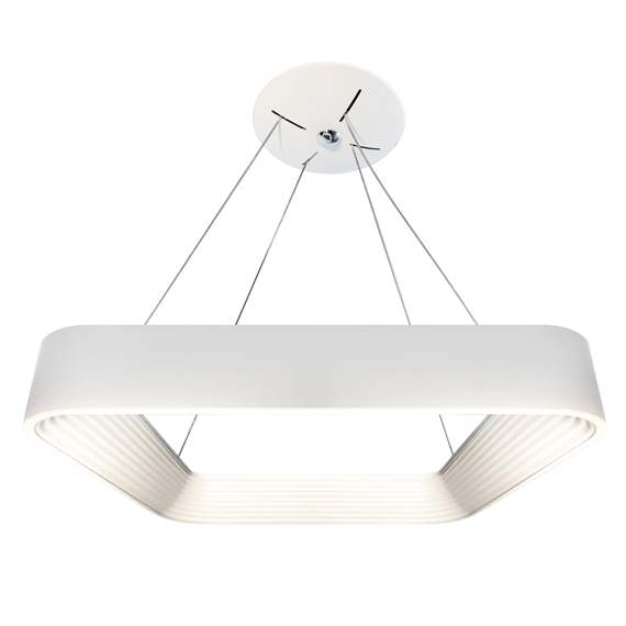 Люстра підвісна ARTTOK MC 80012/1L 60*60 CQR/WT LED **fo **S