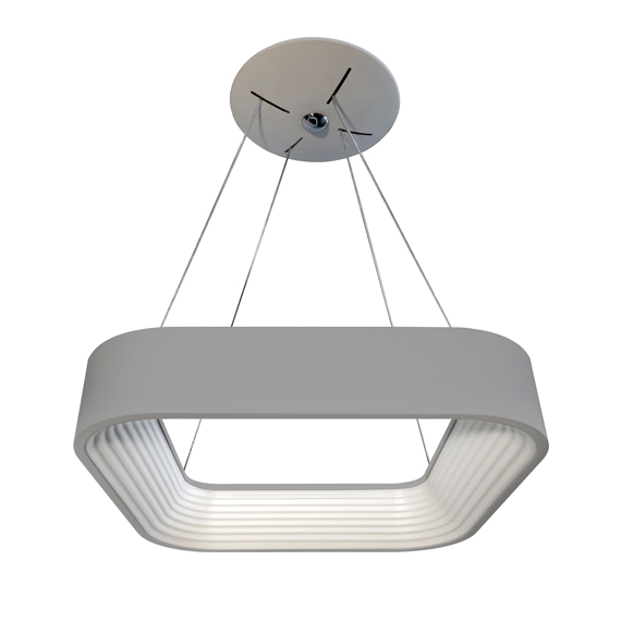 Люстра підвісна ARTTOK MC 80012/1S 45*45 CQR/GREY LED 30W **fo **S