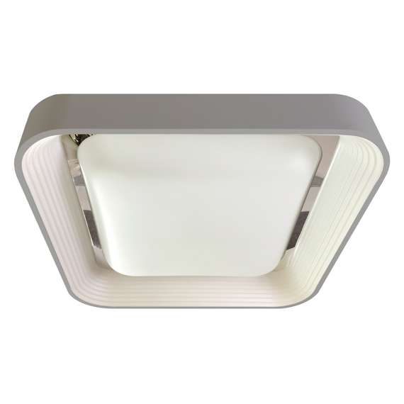 Люстра стельова ARTTOK MD 80012/1L 60*60 CQR/GREY LED **fo **S