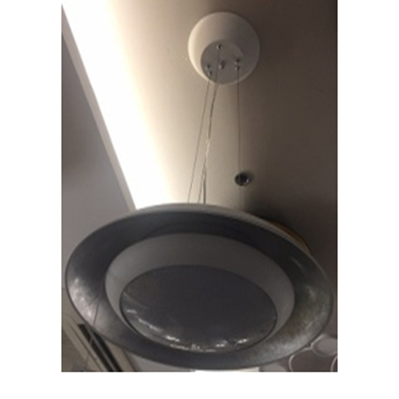 Люстра підвісна ARTTOK AD 16032/1L LED 33W+35W D-750 4000K SILVER+WHITE