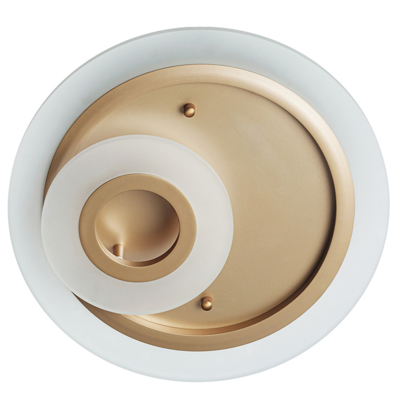 Люстра стельова ARTTOK AX 17061/2A GC LED 7.7W+22.3W D-400 4000K **fo