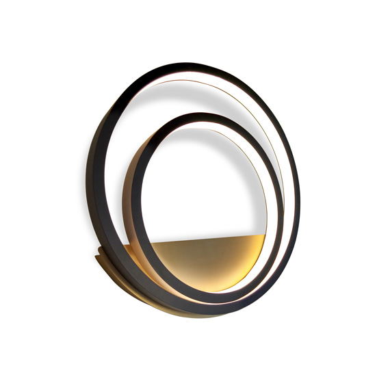Настінний світильник ARTTOK AB 17011/2A BK+GD LED 26.5W 4000K L.375mm*W72mm*H.408mm **fo