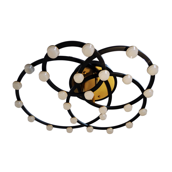 Люстра стельова ARTTOK AD 17058/26A BK LED 4000K **fo