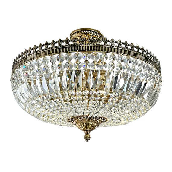 Люстра стельова ARTTOK MD 8577/5B FGD+BK D-455 **fo
