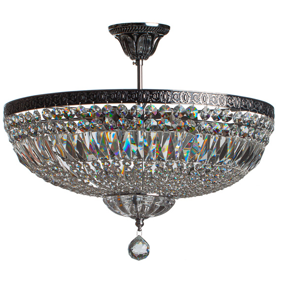 Люстра стельова ARTTOK MD 8578/6B CHR+BK D-500 **fo