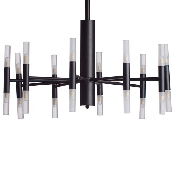 Люстра підвісна ARTTOK 5242/20P MATT BK G4 LED **fo