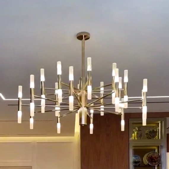 Люстра підвісна ARTTOK 5242/40P FGD G4 LED