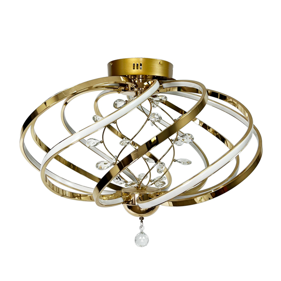 Люстра стельова ARTTOK XD 4349/10P FGD+CL 170W LED **fo