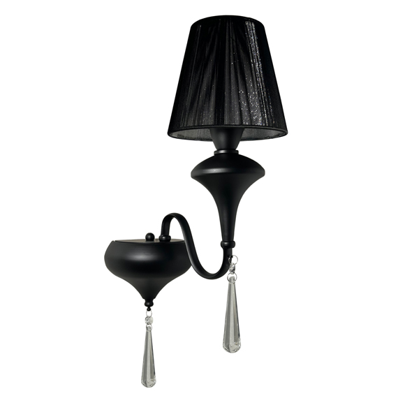 Бра ARTTOK 3634/1W BK+CL+BK **fo