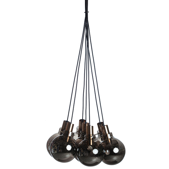 Люстра підвісна ARTTOK ZL 746/7P FG+SBK D540*H1500 E27 **fo